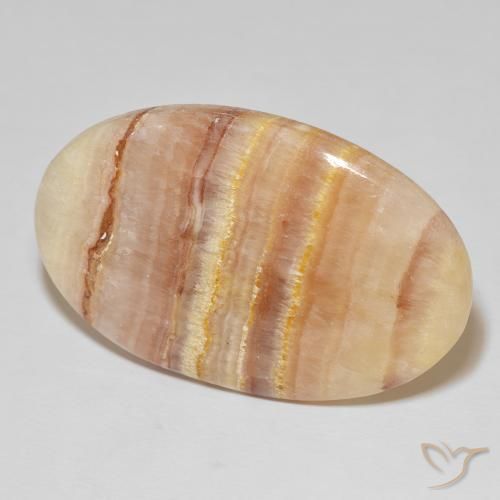 69.39 ct Multicolor Jasper Stone, Natural Jasper in Oval Cabochon Shape for Sale