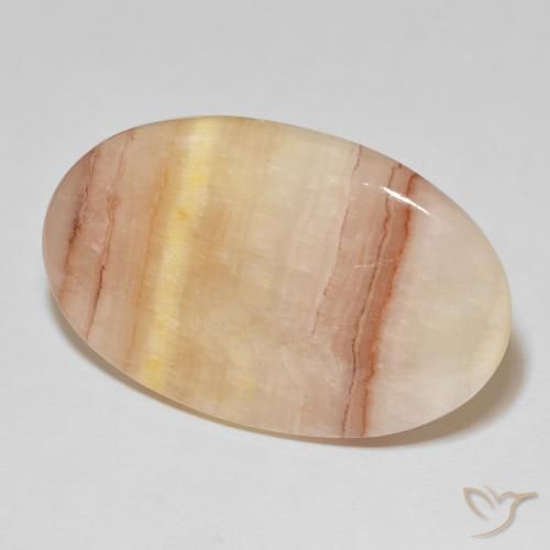 63.07 ct Multicolor Jasper Stone, Natural Jasper in Oval Cabochon Shape for Sale