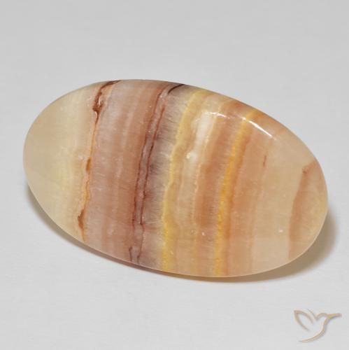 69.66 ct Multicolor Jasper Stone, Natural Jasper in Oval Cabochon Shape for Sale