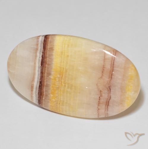 82.18 ct Multicolor Jasper Stone, Natural Jasper in Oval Cabochon Shape for Sale