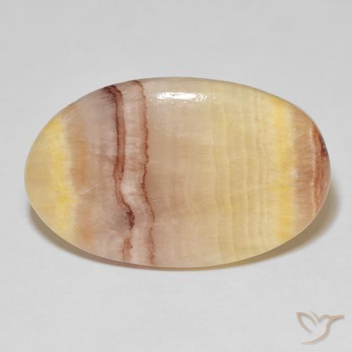 43.55ct Natural Multicolor Jasper, Oval, Opaque
