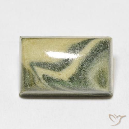19.93ct Natural Multicolor Jasper, Baguette, Opaque