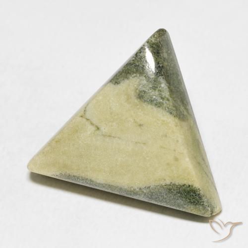 20.82 ct Multicolor Jasper Stone, Natural Jasper in Trillion Cabochon Shape for Sale