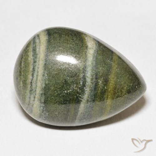27.03 ct Multicolor Jasper Stone, Natural Jasper in Pear Cabochon Shape for Sale