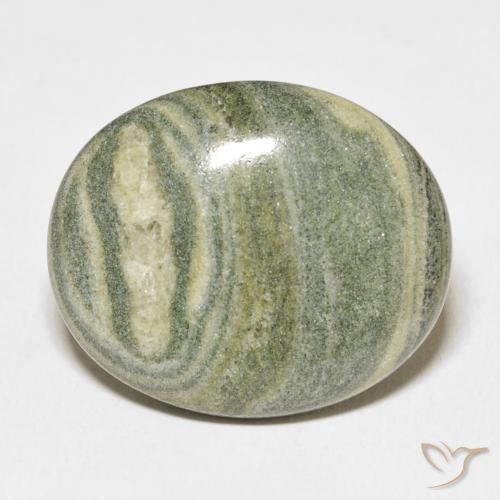 30.96ct Natural Multicolor Jasper, Oval, Opaque