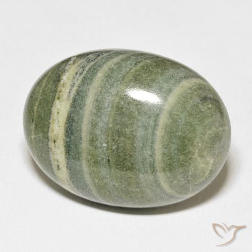 46.02 ct Multicolor Jasper Stone, Natural Jasper in Oval Cabochon Shape for Sale