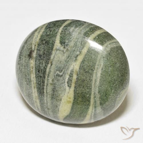48.64 ct Multicolor Jasper Stone, Natural Jasper in Oval Cabochon Shape for Sale