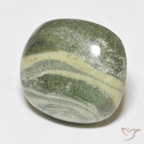 30.35 ct Multicolor Jasper Stone, Natural Jasper in Cushion Cabochon Shape for Sale