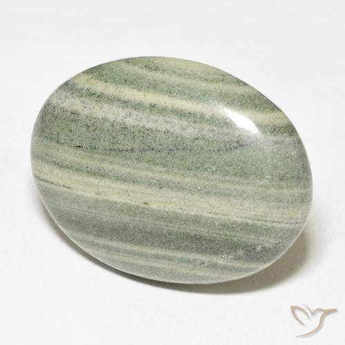 46.64 ct Multicolor Jasper Stone, Natural Jasper in Oval Cabochon Shape for Sale