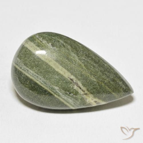 36.65 ct Multicolor Jasper Stone, Natural Jasper in Pear Cabochon Shape for Sale