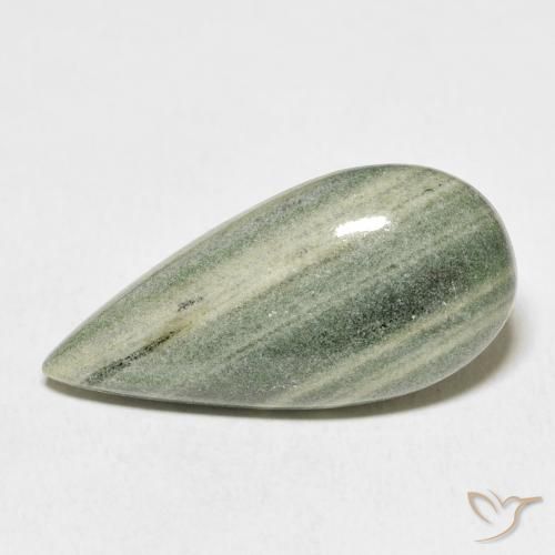 17.45 ct Multicolor Jasper Gemstone, Jasper Gem in Pear Cabochon Shape for Sale.