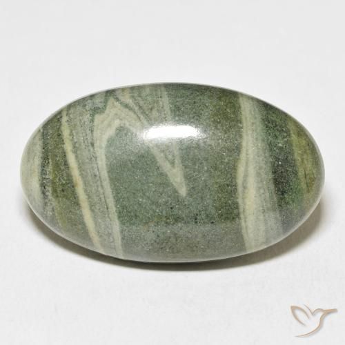 51.48ct Natural Multicolor Jasper, Oval, Opaque