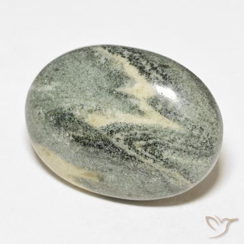 33.27 ct Multicolor Jasper Stone, Natural Jasper in Oval Cabochon Shape for Sale