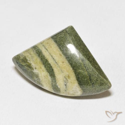 19.98 ct Multicolor Jasper Stone, Natural Jasper in Trillion Cabochon Shape for Sale