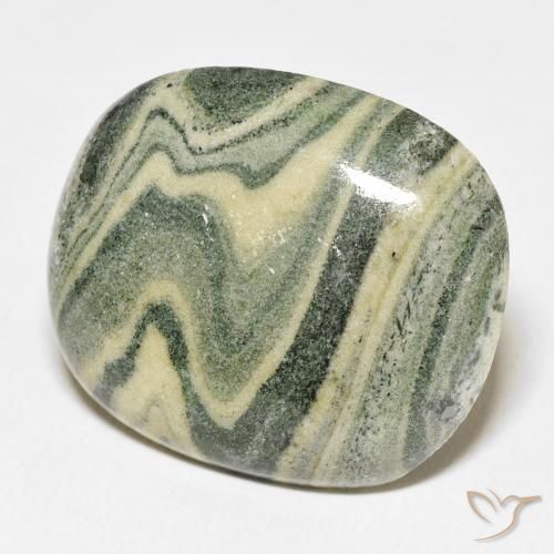 31.14 ct Multicolor Jasper Stone, Natural Jasper in Cushion Cabochon Shape for Sale