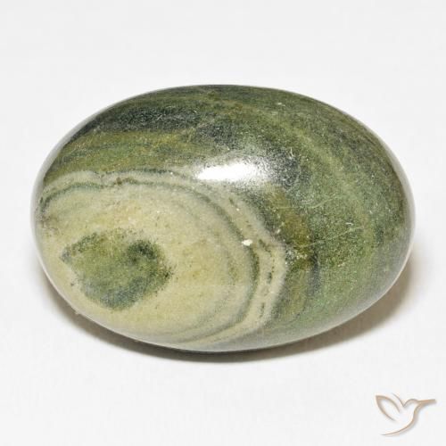 52.18ct Natural Multicolor Jasper, Oval, Opaque