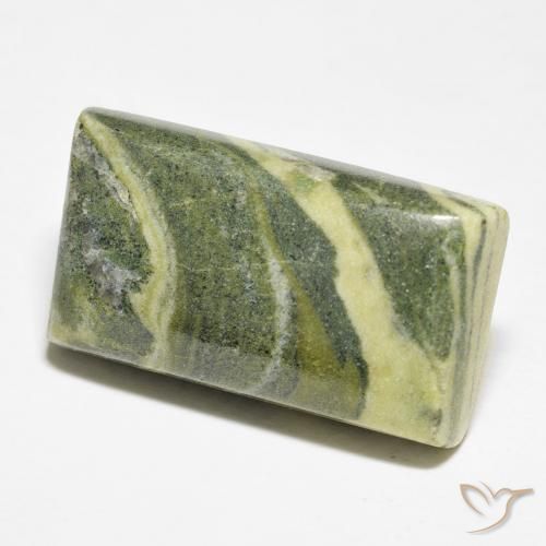 36.42 ct Multicolor Jasper Stone, Natural Jasper in Baguette Cabochon Shape for Sale