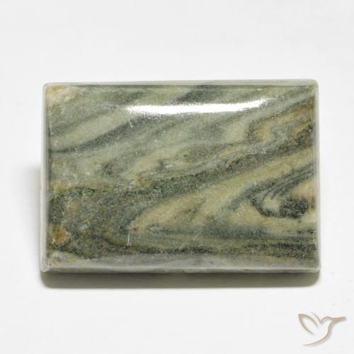 33.88ct Natural Multicolor Jasper, Baguette, Opaque