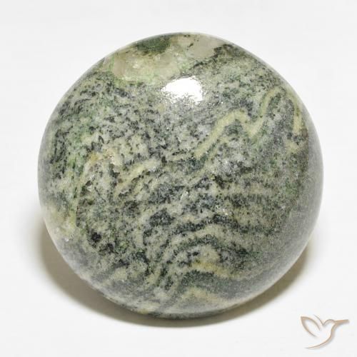 29.33ct Natural Multicolor Jasper, Round, Opaque