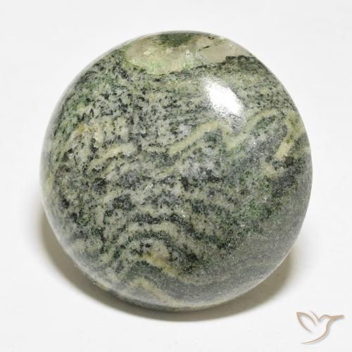 29.33 ct Multicolor Jasper Stone, Natural Jasper in Round Cabochon Shape for Sale