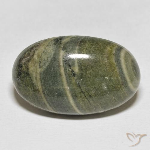 24.46ct Natural Multicolor Jasper, Oval, Opaque
