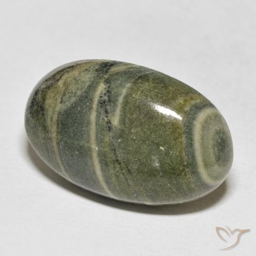 24.46 ct Multicolor Jasper Stone, Natural Jasper in Oval Cabochon Shape for Sale