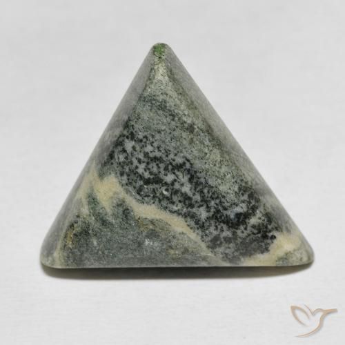18.13ct Natural Multicolor Jasper, Trillion, Opaque