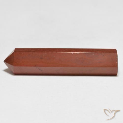 23.17 ct Brown Jasper Gemstone, Jasper Gem in Pencil Cut Shape for Sale.