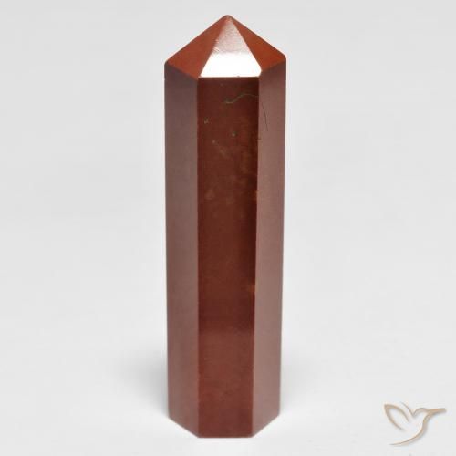 21.67 ct Brown Jasper Gemstone, Jasper Gem in Pencil Cut Shape for Sale.