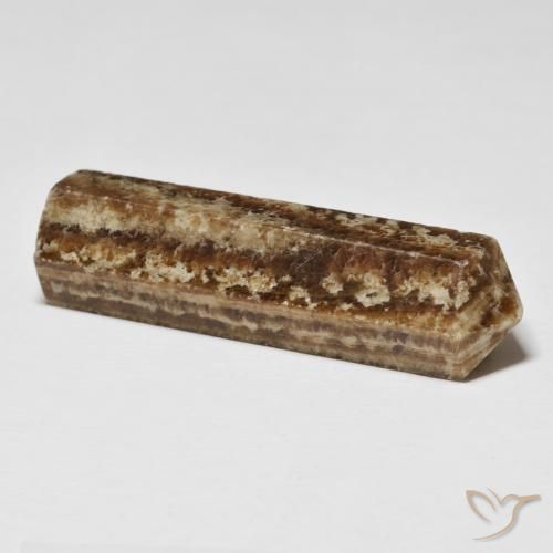 Jasper Gemstone in 37.5 x 11.1 mm Size for Sale, Jasper Stone in Warm Brown Color