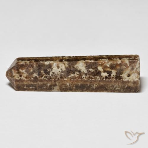 28.11 ct Brown Jasper Stone, Natural Jasper in Pencil Cut Shape for Sale