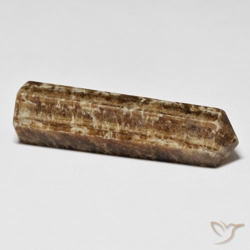 Jasper Gemstone in 36.2 x 10.2 mm Size for Sale, Jasper Stone in Pecan Brown Color