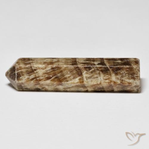 26.43 ct Brown Jasper Stone, Natural Jasper in Pencil Cut Shape for Sale