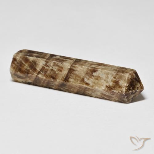 Jasper Gemstone in 37.3 x 9.6 mm Size for Sale, Jasper Stone in Medium Brown Color