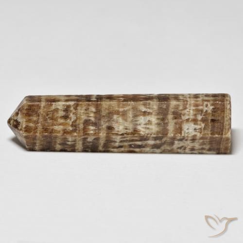 34.12 ct Brown Jasper Stone, Natural Jasper in Pencil Cut Shape for Sale