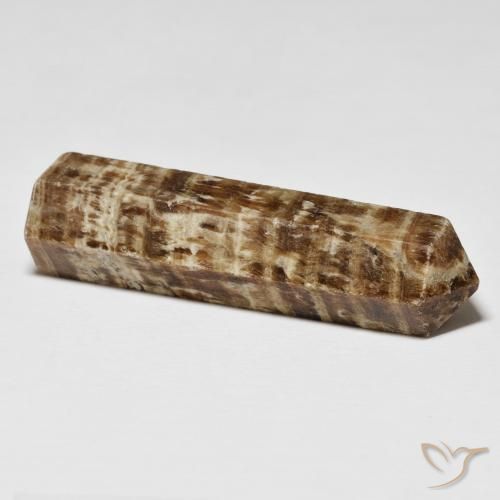 Jasper Gemstone in 39.1 x 11 mm Size for Sale, Jasper Stone in Walnut Brown Color