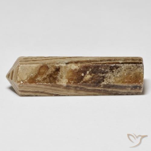 34.77 ct Brown Jasper Stone, Natural Jasper in Pencil Cut Shape for Sale