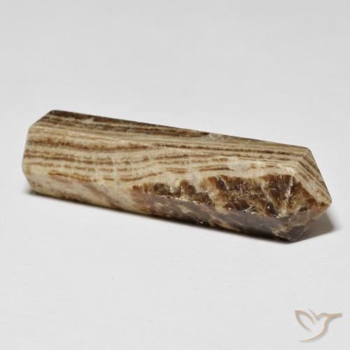 Jasper Gemstone in 37.5 x 11.2 mm Size for Sale, Jasper Stone in Walnut Brown Color