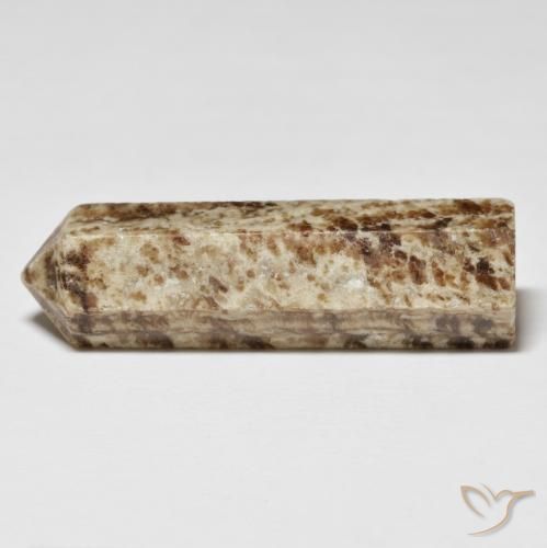 40.92 ct Brown Jasper Stone, Natural Jasper in Pencil Cut Shape for Sale