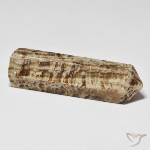 Jasper Gemstone in 41.2 x 11.7 mm Size for Sale, Jasper Stone in Medium Brown Color