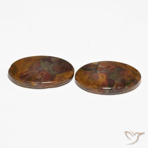 Jasper Gemstones in 20 x 12.1 mm Size for Sale, Jasper Stones in Multicolor Color