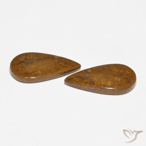 Jasper Gemstones in 22 x 11.5 mm Size for Sale, Jasper Stones in Multicolor Color