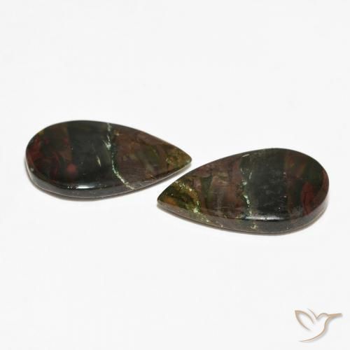 Jasper Gemstones in 19.8 x 11.8 mm Size for Sale, Jasper Stones in Multicolor Color