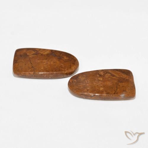 Jasper Gemstones in 20.4 x 11.3 mm Size for Sale, Jasper Stones in Multicolor Color