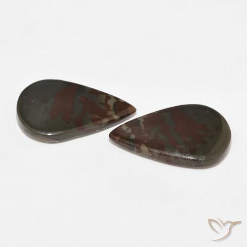 Jasper Gemstones in 19.6 x 12.9 mm Size for Sale, Jasper Stones in Multicolor Color