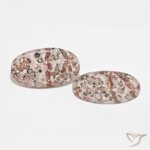 26.75 ctw Multicolor Jasper Stones, Natural Jasper in Oval Cabochon Shape for Sale