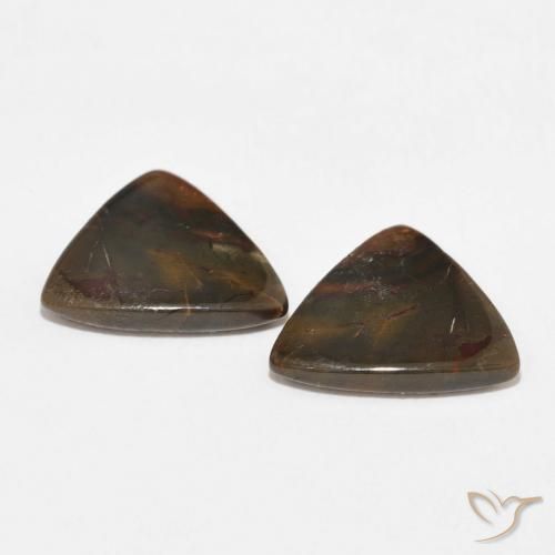 Jasper Gemstones in 16 x 13.6 mm Size for Sale, Jasper Stones in Multicolor Color