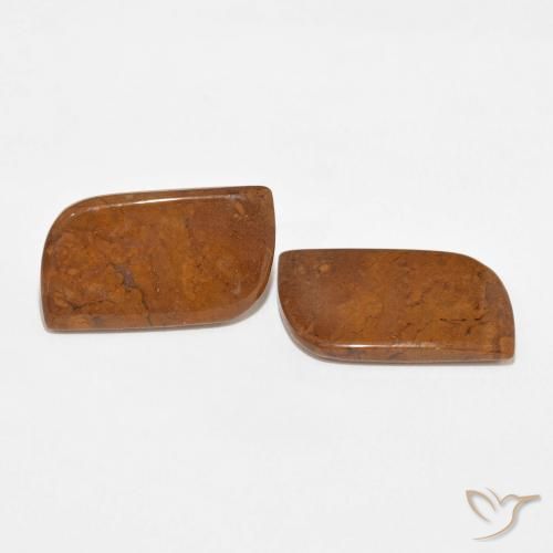 17.61 ctw Multicolor Jasper Stones, Natural Jasper in Fancy Cabochon Shape for Sale