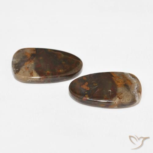 Jasper Gemstones in 19.5 x 11.6 mm Size for Sale, Jasper Stones in Multicolor Color