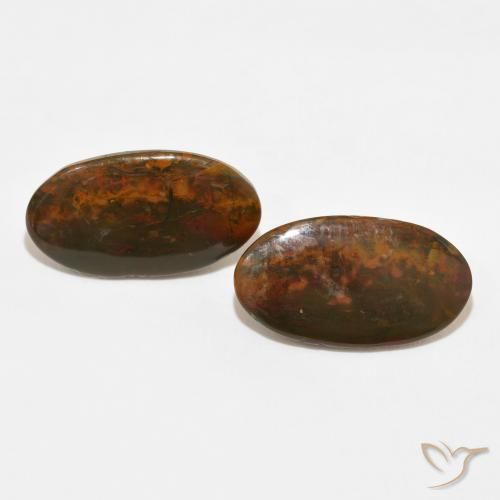 18.73ctw Natural Multicolor Jasper, Oval, Opaque